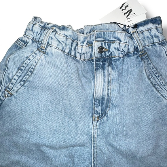 NWT ZARA Paper Bag Carrot Ankle Rigid Leg Blogger Fav. - Picture 12 of 16